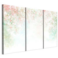 LEINWANDBILD Blütenknospen 3-tlg. 120x80 cm - Multicolor, Holz (120/80cm) - LUMASOUL