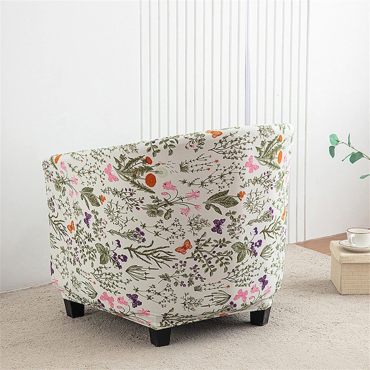 SOFA-ÜBERZUG – Einzelsitzer 65–75 cm – Hellgrün - Grün, Textil (65/55cm)