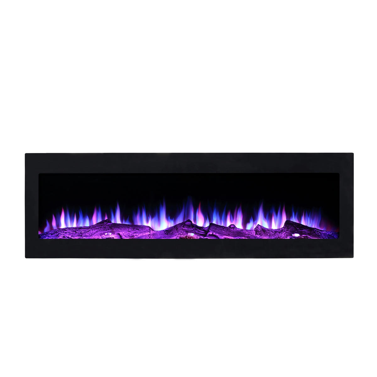 ELEKTROKAMIN Bozen 150 cm - Schwarz, Metall (12/46/150cm) - Sedex