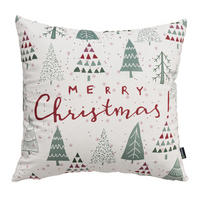 KISSENHÜLLE Holiday Trees 43x43 cm - Weiß, Textil (43/1cm) - Dekoria