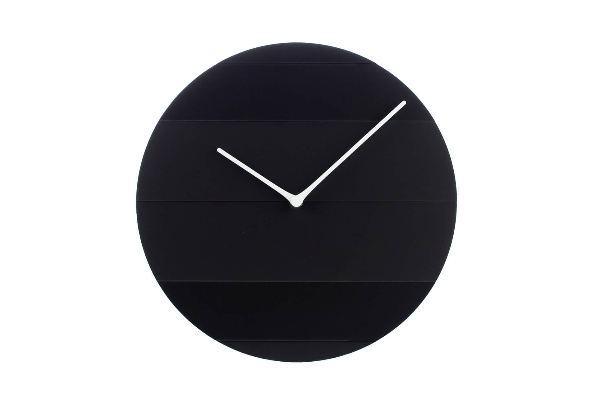 WANDUHR Design Schwarz 29/29 cm - Schwarz, Holzwerkstoff (0.58/29/1cm) - ONZENO