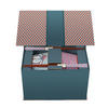GESCHENKSET Bowls 15 cm & chopsticks oriental blumenfestival blu - Blau, Keramik - Pip Studio