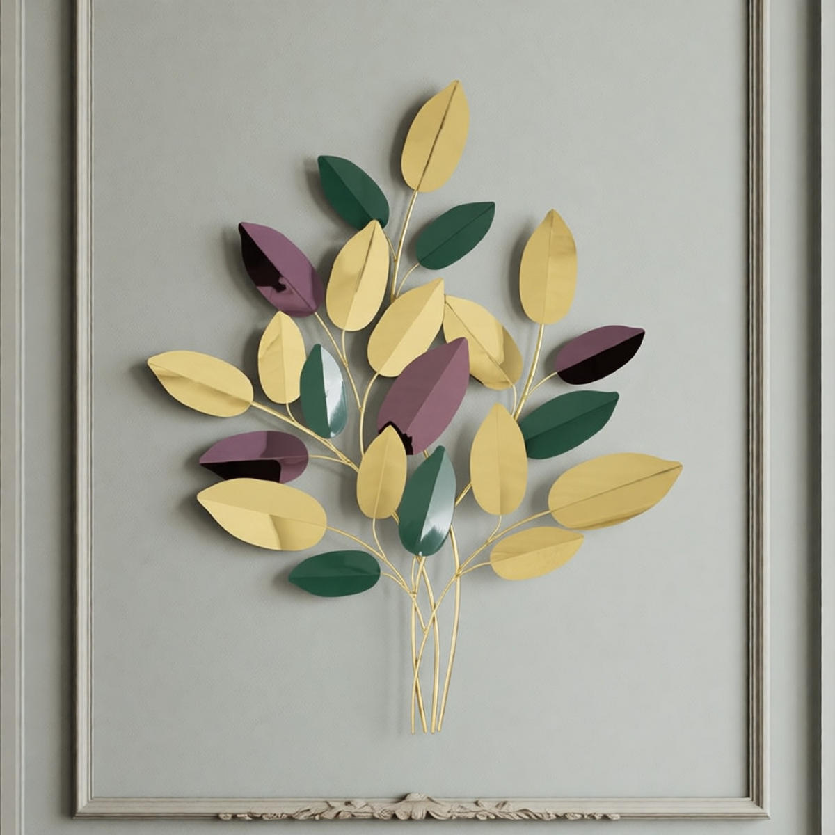 WANDDEKORATION Colorful, mehrfarbig, Eisen, 81,9 x 97 cm - Multicolor, Metall (81.9/97/3.8cm) - Mauro Ferretti