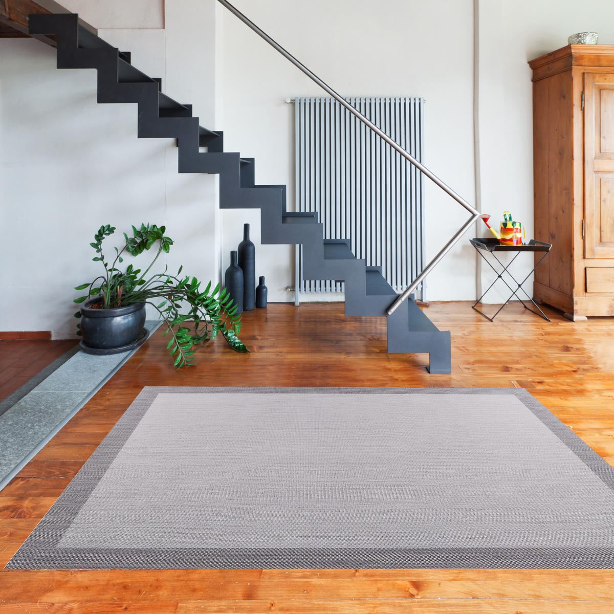 TEPPICH Premium en Vinyle Hellgrau 60x90 cm - Grau, Kunststoff (60/90cm) - STORESDECO
