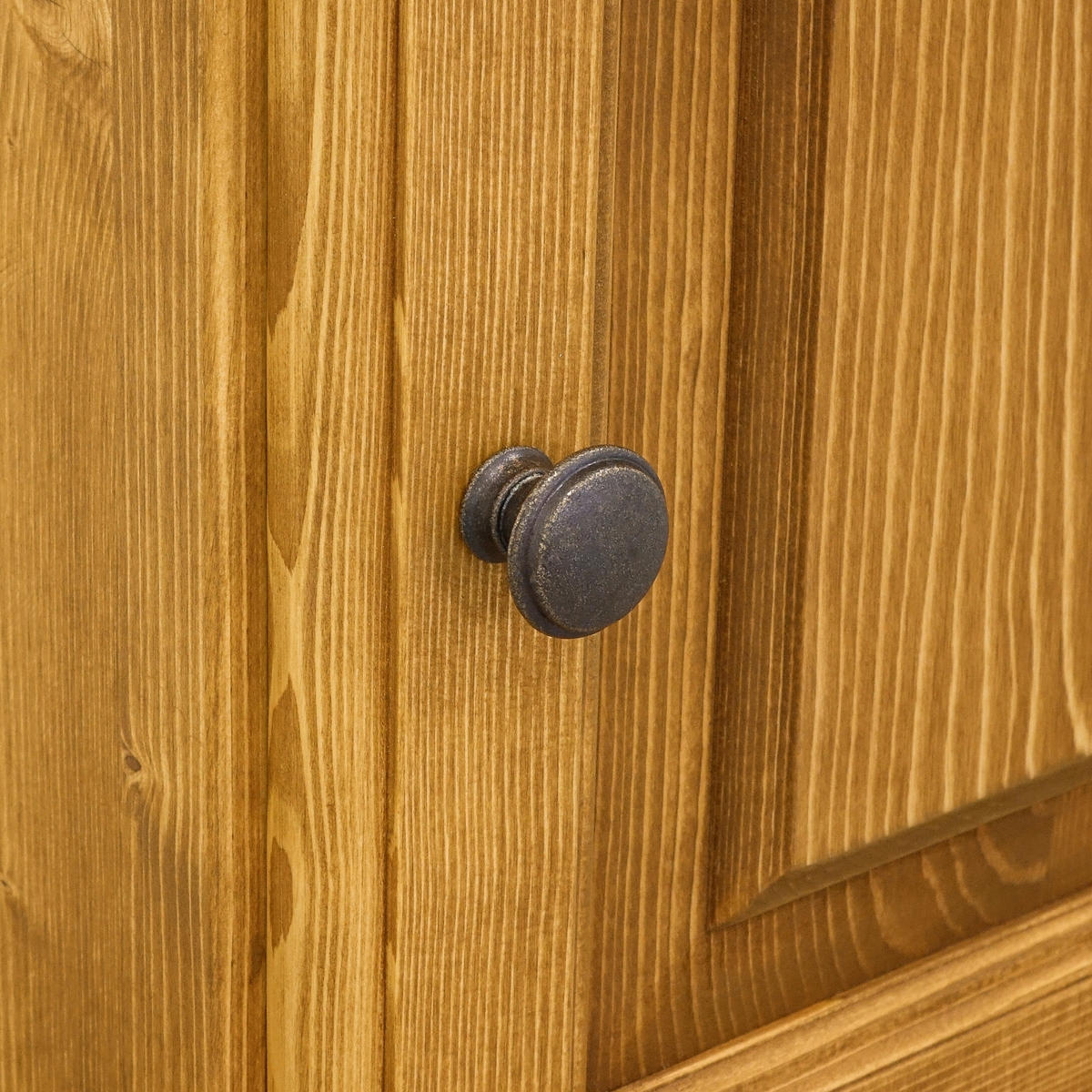 NACHTTISCH aus Massivholz CHARLOTTE Scharnier Rechts - Hellbraun, Holz (38/60/33cm) - Seart