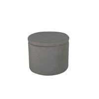 POUF braun - Braun, Holzwerkstoff (51/43/51cm) - ebuy24
