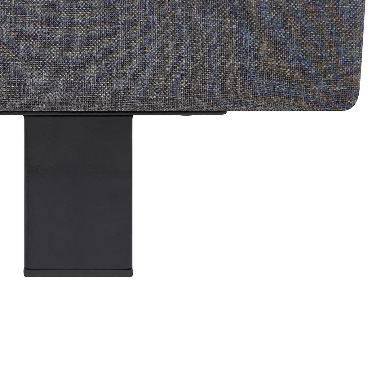 WASSERBETT 160x200 cm Grau Albi - Grau, Textil (160/200cm) - Beliani