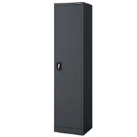 AKTENSCHRANK abschließbar KADO mit Flügeltüren 185x45x40cm Anthrazit - Anthrazit, Metall (45/185/40cm) - DELUKE