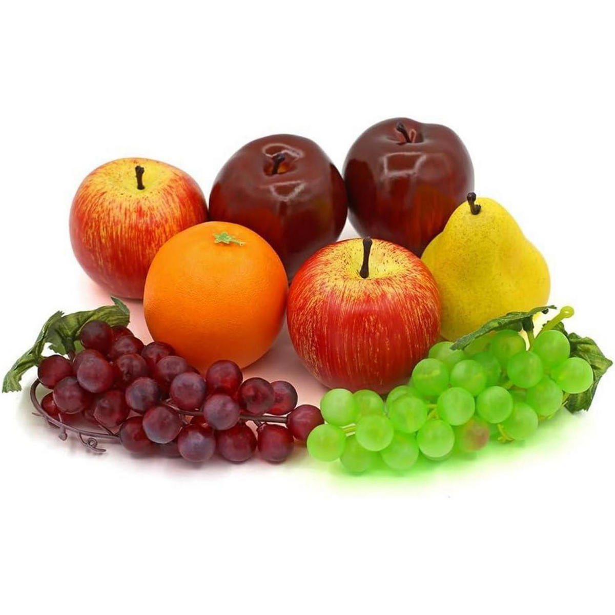 KÜNSTLICHE Früchte 8-teiliges Set - Multicolor, Kunststoff (3cm)