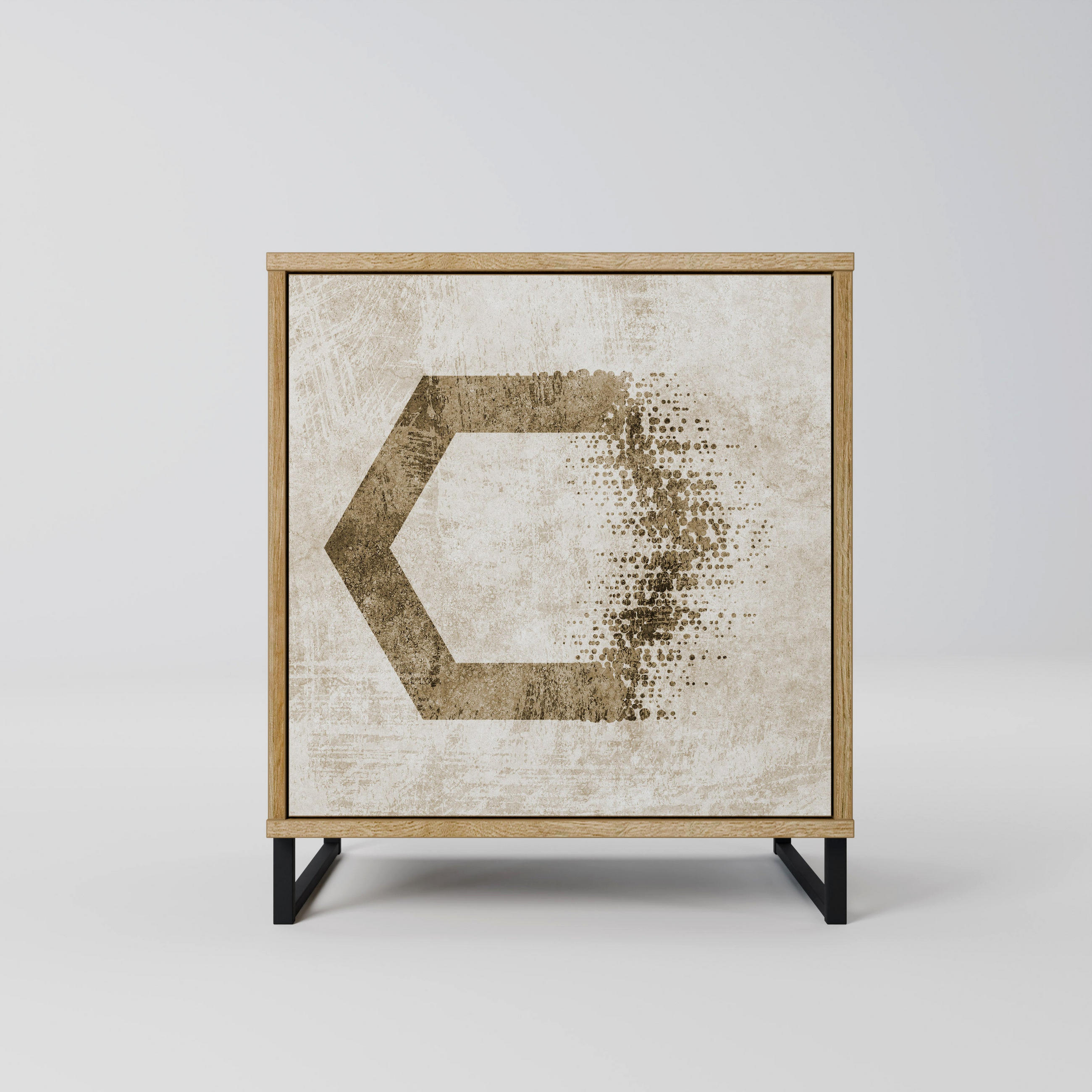 SpaceRebels Sideboard Eiche 57.5x67.5x42 cm