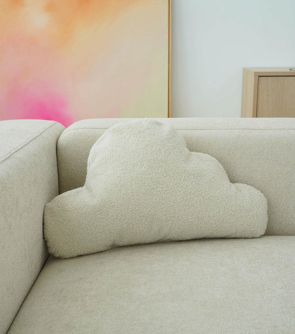 DEKOKISSEN Cloud - Beige, Textil (32/55cm) - Mokebo