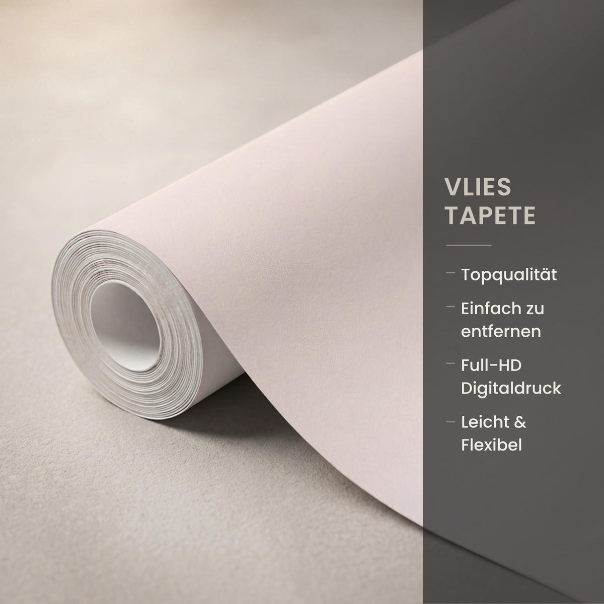 TAPETE - Gras - Feld - Sonne - Natur - 100x240 cm - Sandfarben, Papier (100/240cm) - OnlyWow