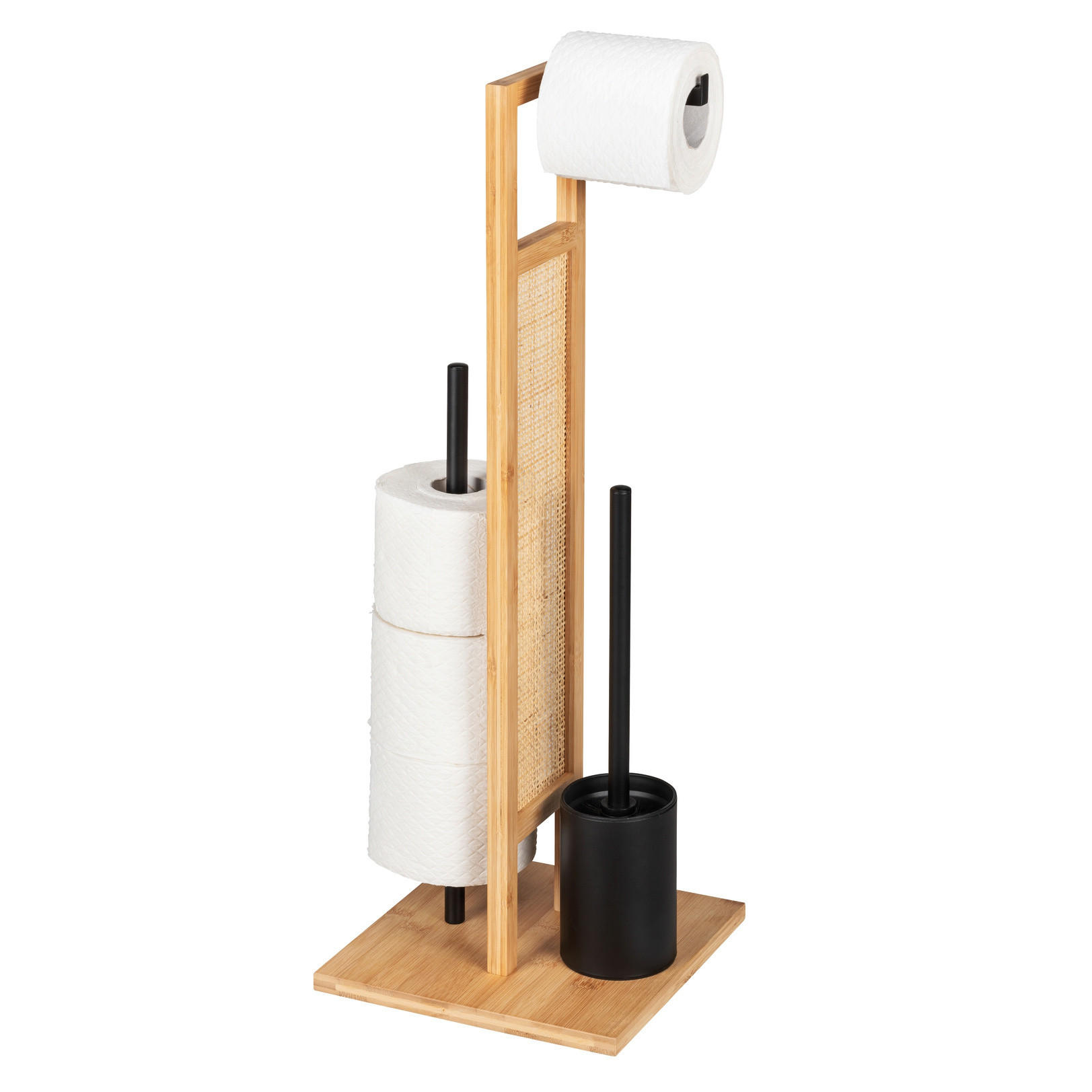 Wenko Toilettenpapierständer Braun 25x73x25 cm