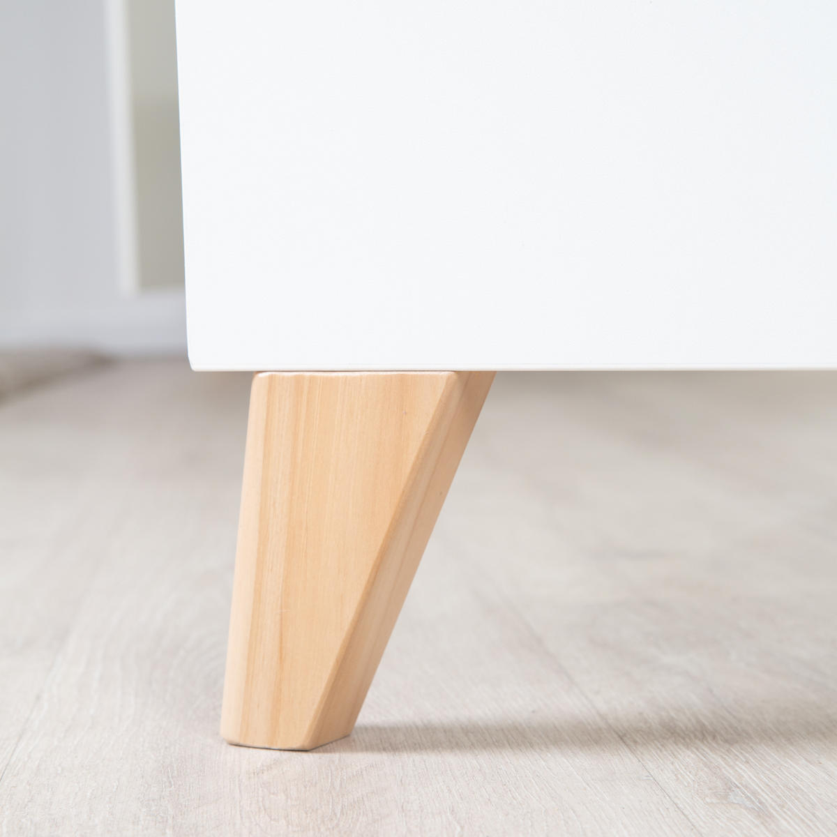 BABYZIMMER Leon 3-teilig - Honigeiche/Weiß, Holz/Holzwerkstoff (100/180/52cm) - Roba