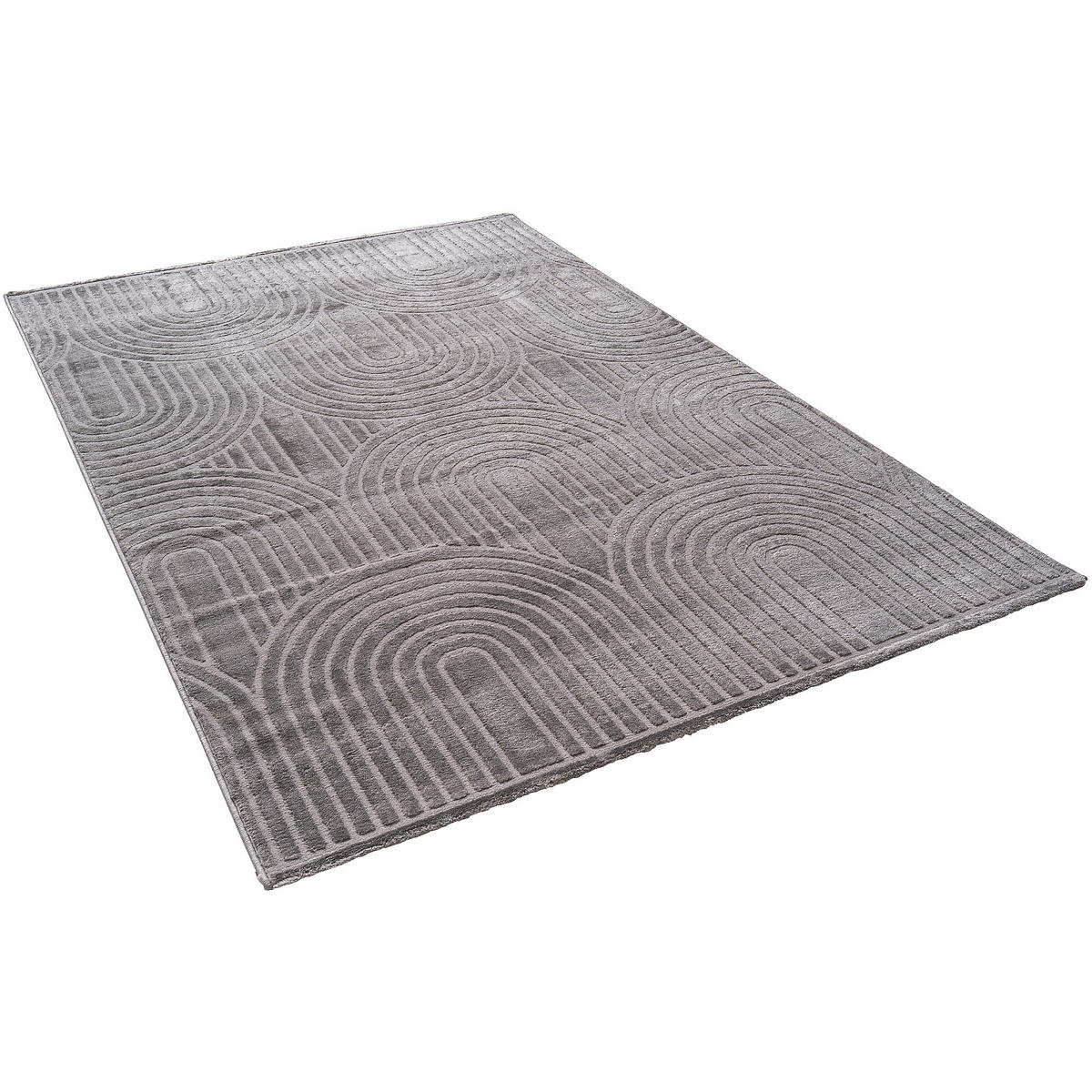 TEPPICH LUCIA SOFT - Anthrazit, Textil (160/230cm) - Pergamon