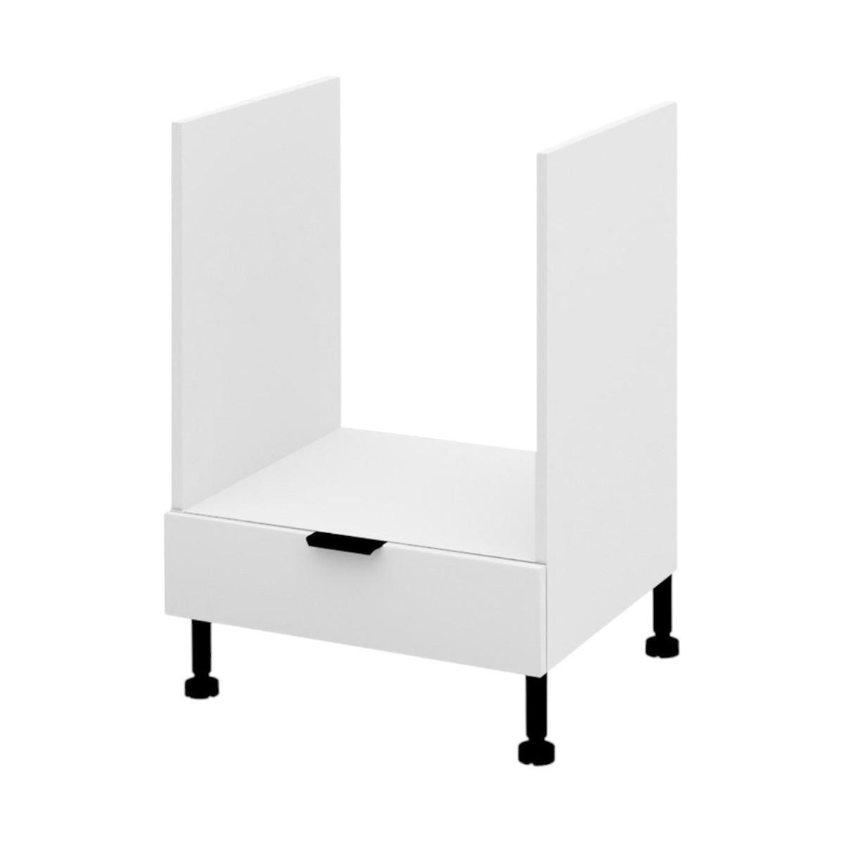 BACKOFENSCHRANK – 60 cm – KU-DP60 – Lunara – Weiß Matt - Weiß, Holzwerkstoff (60/72/52cm) - hi-markt