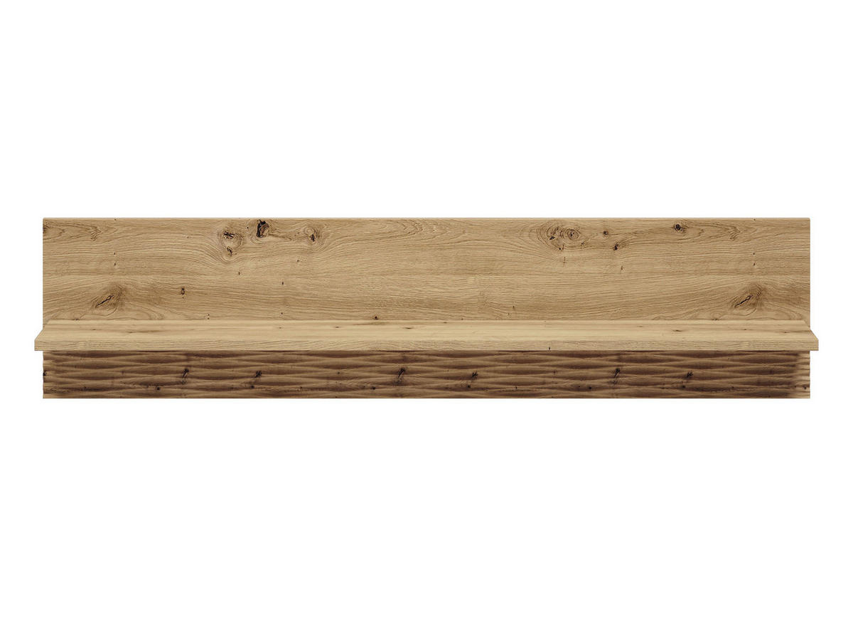 WANDREGAL Artis Artisan Eiche, 120 / 22 / 28cm - Braun, Holz/Holzwerkstoff (120/28/22cm) - Feldmann-Wohnen