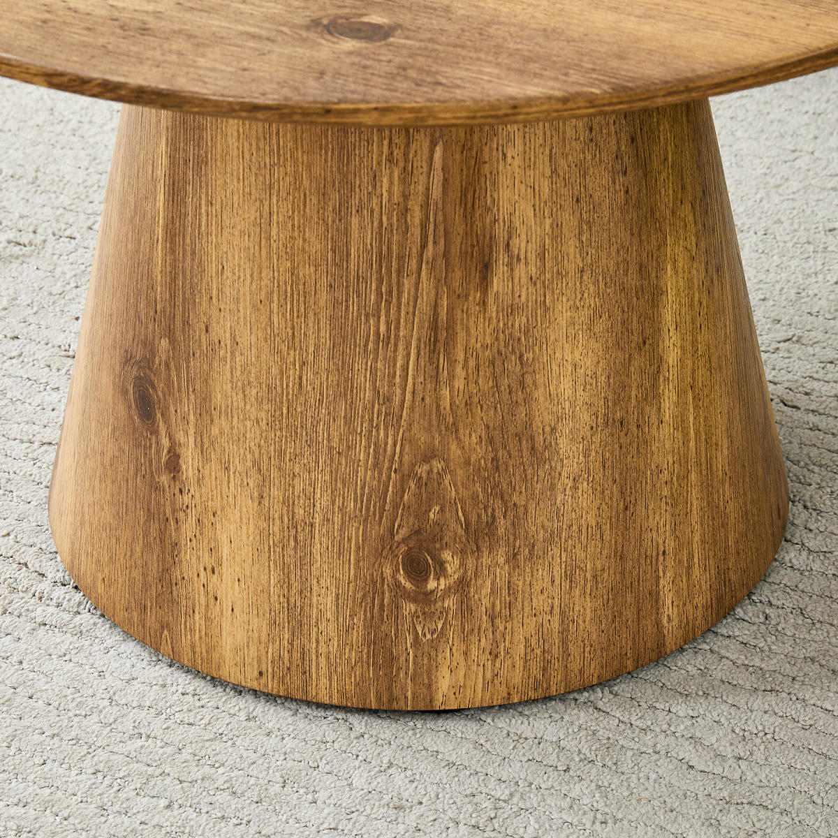 COUCHTISCH DE-108 Natura Old oak - Alteiche, Holzwerkstoff (60/60/35cm) - ComfortXL