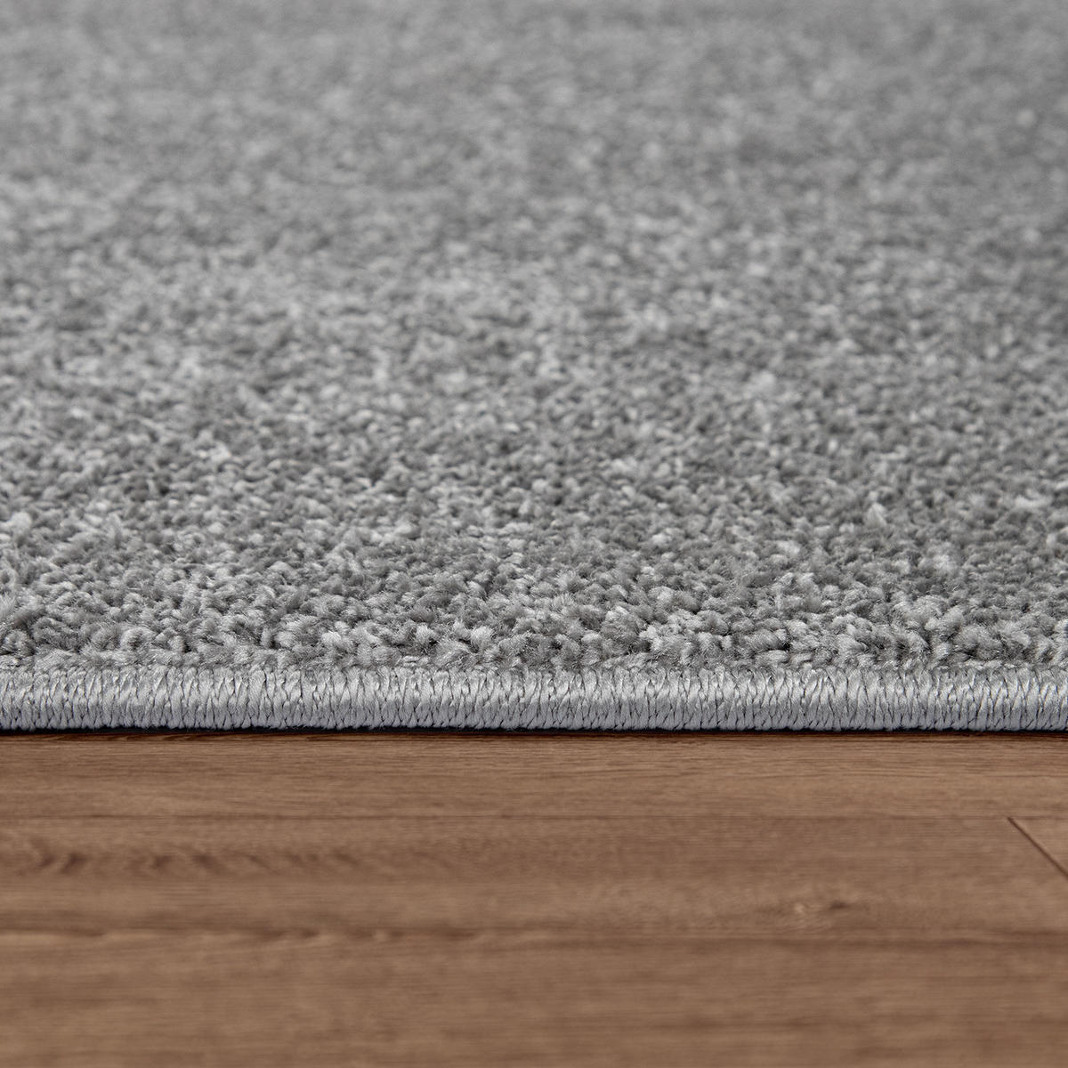 FLACHWEBETEPPICH Anthrazit Ø 120 cm - Anthrazit, Kunststoff (120/120cm) - TT Home
