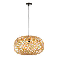 HÄNGELEUCHTE﻿ 50/50/120 Nara - Beige, Naturmaterialien (50/50/120cm) - VS Venta-stock