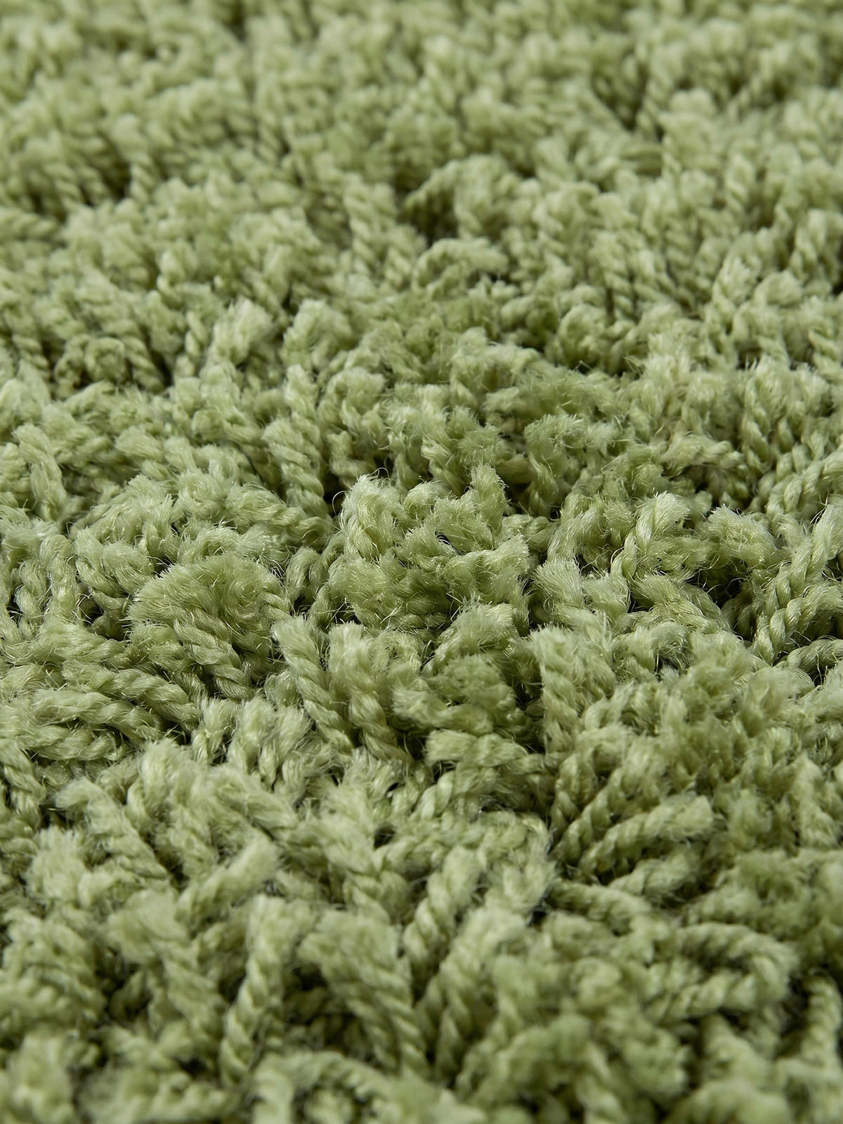 HOCHFLORTEPPICH Shaggy Uni Kuschelig Waschbar Wohnzimmer Strapazierfähig Grün 100x200 cm – RHEIN - Grün, Textil (200/100cm) - KADIMA DESIGN