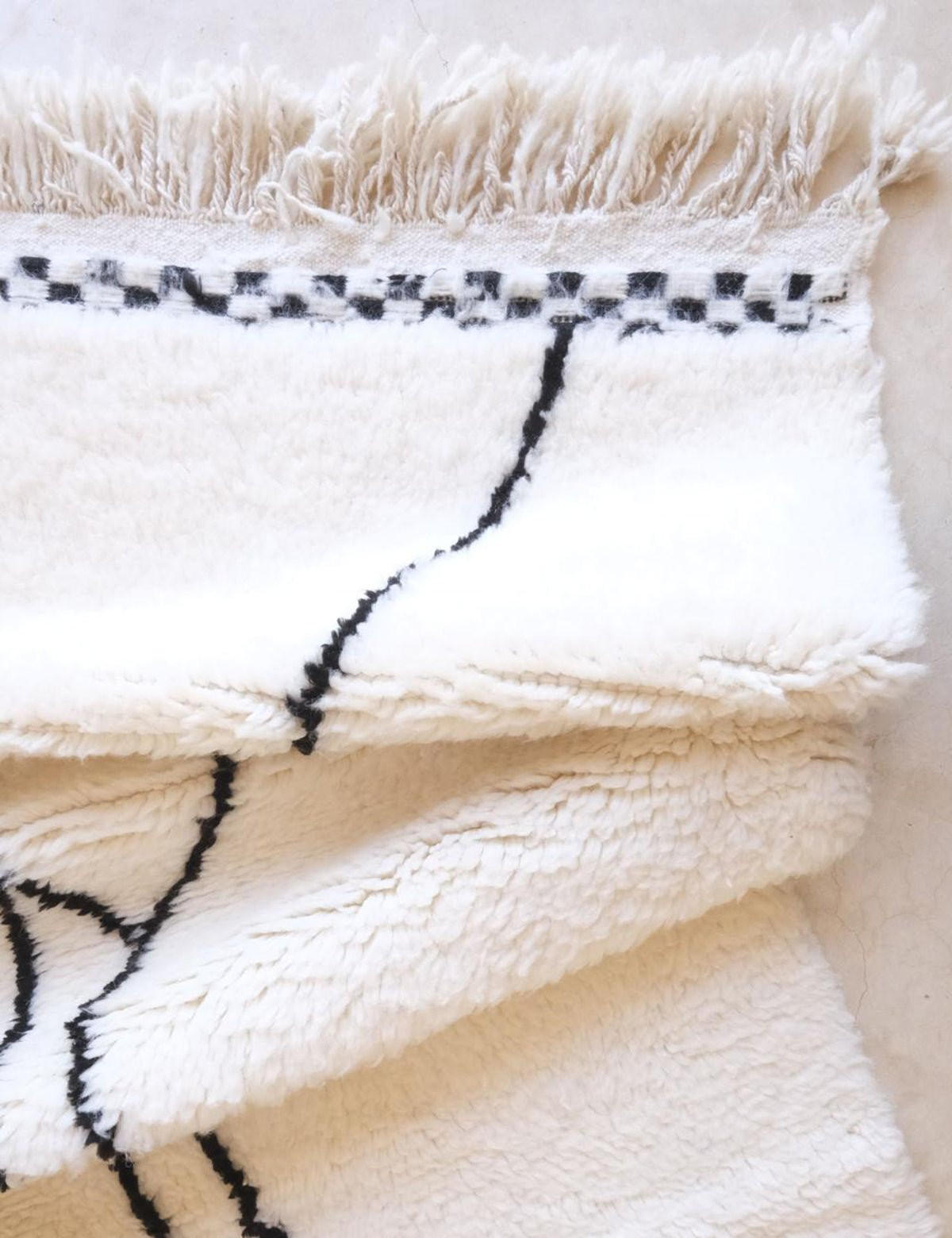 TEPPICH nordafrikanisch elegant 165x 265 cm - Weiß, Naturmaterialien (165/265cm) - AFK Living