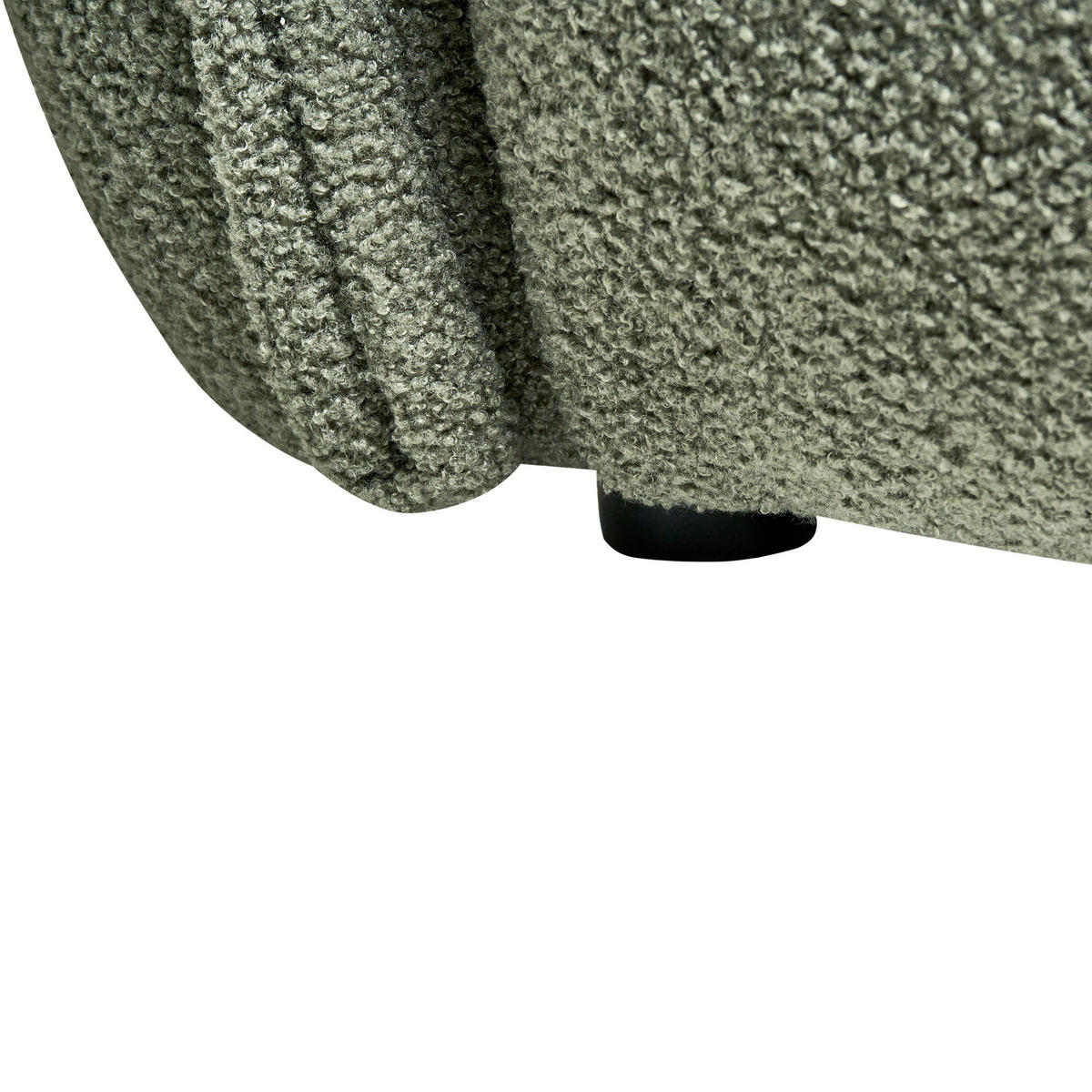 POHOVKA 2-místná Bouclé Zelená Halba - zelená barva, textil (174/80/85cm) - Beliani
