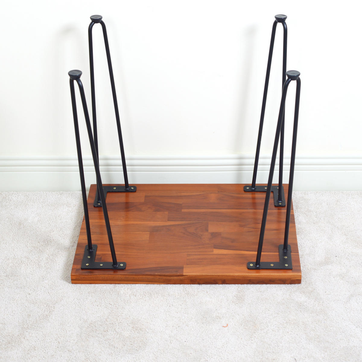 COUCHTISCH Mahagoni mit Blattmuster - Naturfarben, Holz (55.7/44.7/52.9cm)