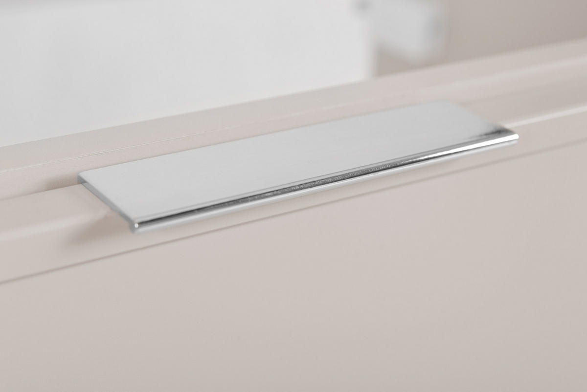 WASCHBECKUNTERSCHRANK SLIM 80cm mit Arbeitsplatte Eik Craft Kaschmir - Kaschmir/Eichefarben, Holzwerkstoff (80/57/46cm) - Rodan