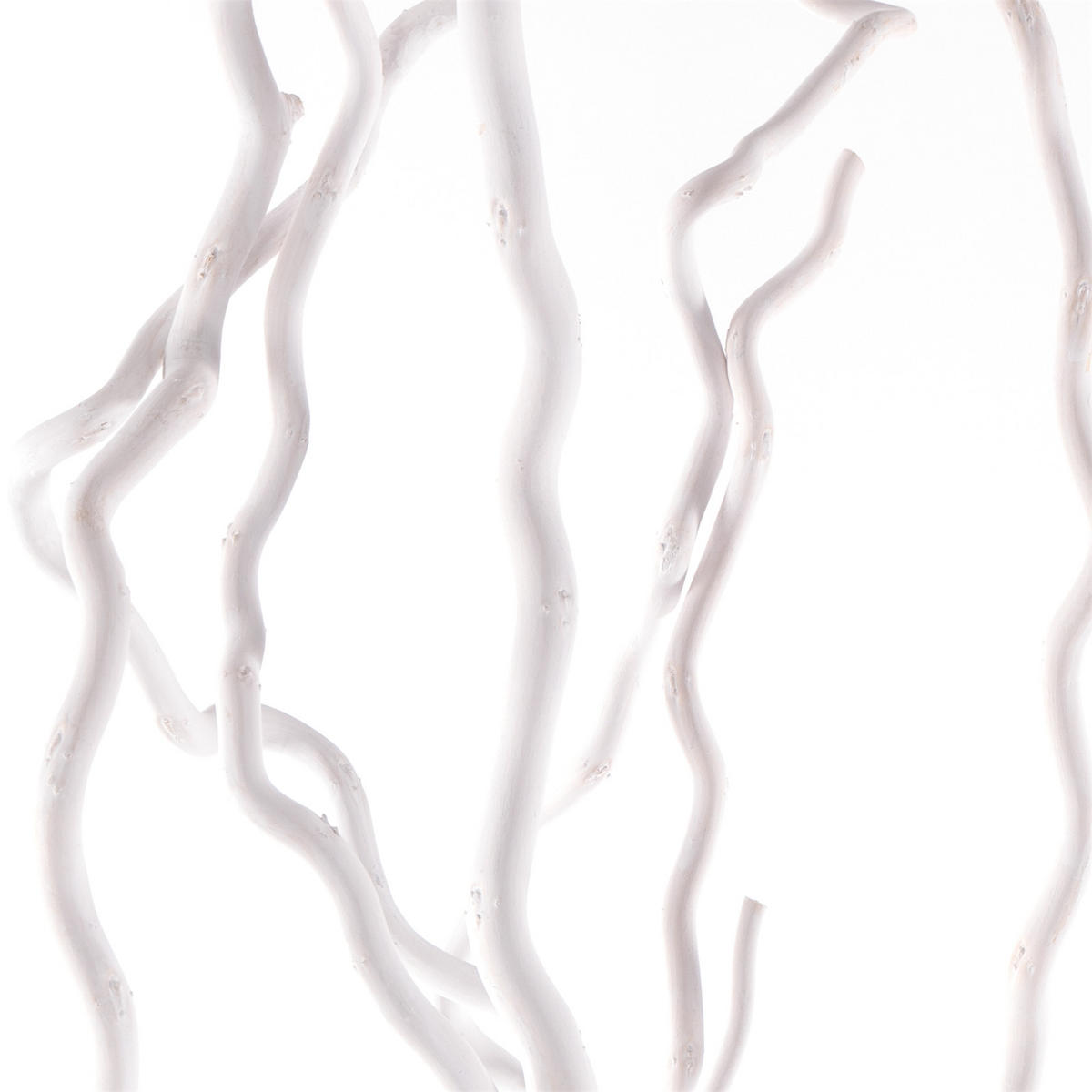 RAUMTEILER Nova Weidenzweige weiß - Weiß, Naturmaterialien (27/180/27cm) - DESIGN DELIGHTS