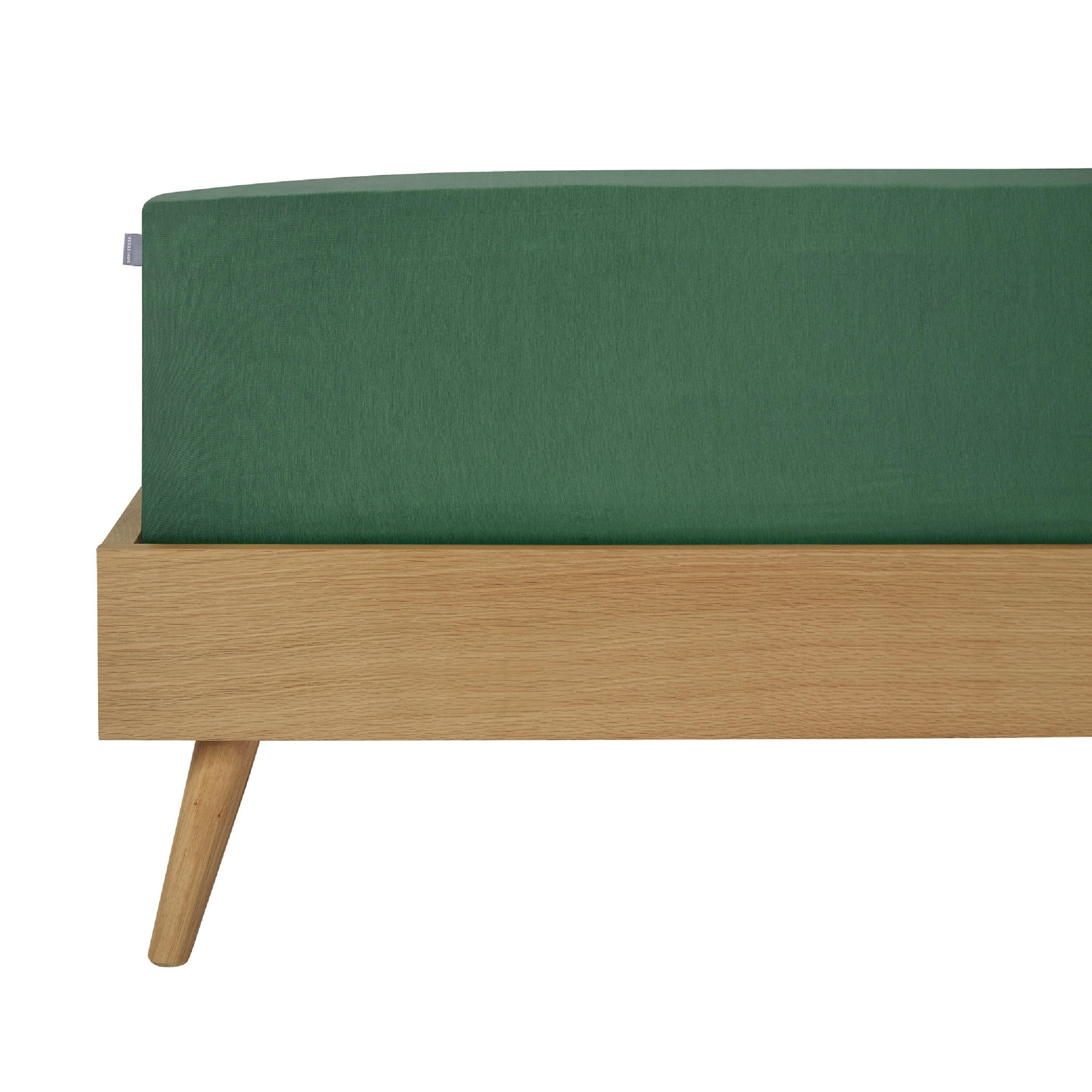 SPANNBETTLAKEN Flexi - 95/5 - 100 x 200 cm - Dunkelgrün - Dunkelgrün, Textil (100/200cm) - SCHIESSER