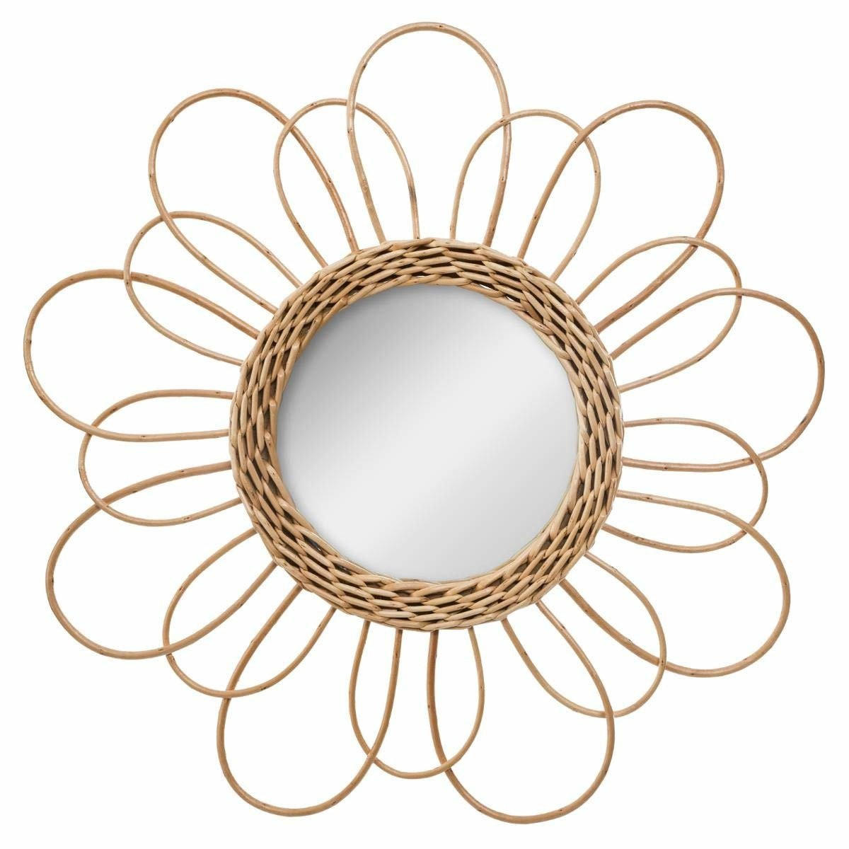 SPIEGEL im ursprünglichen Rahmen 2/38/38 cm - Beige, Naturmaterialien (38/38/2cm) - Atmosphera Createur d´interieur