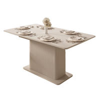 ESSTISCH Beige BELLO - Beige, Holzwerkstoff (90/200/75cm) - Compleo24