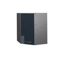 ECKHÄNGESCHRANK Fame-Line Dunkelblau Hochglanz 57 cm - Anthrazit/Dunkelblau, Holzwerkstoff (57/72/34.1cm) - Vicco