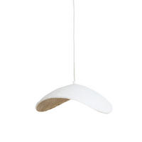 HÄNGELAMPE Lonia Weiß 53/43/18 cm - Weiß, Papier (53/43/18cm) - Light & Living