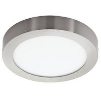 LED DECKENLEUCHTE Metall Silber - Silberfarben, Metall (30/30/3.7cm)