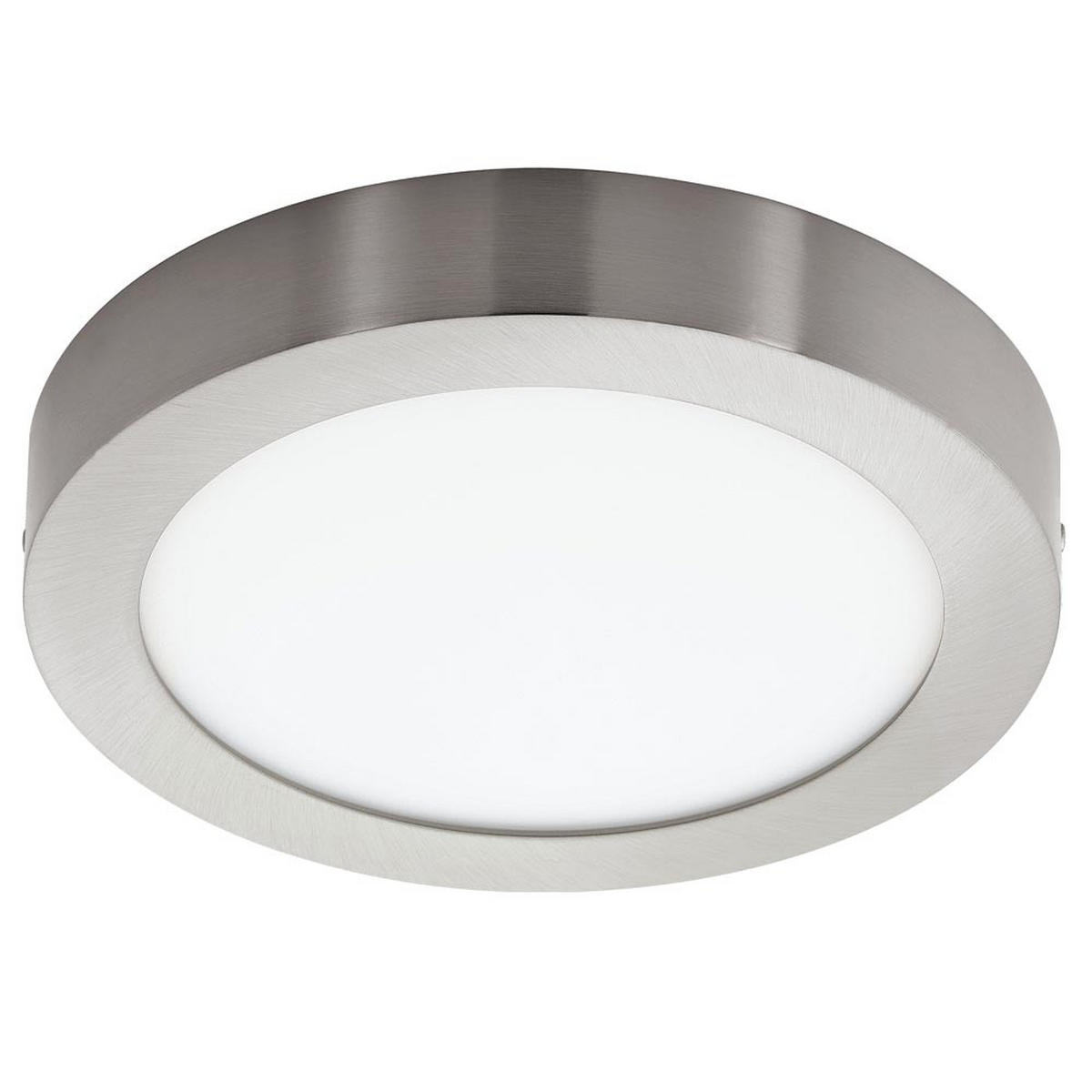 LED DECKENLEUCHTE Metall Silber - Silberfarben, Metall (30/30/3.7cm)