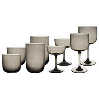 KOMPLETT-GLÄSER-SET Like Glass Smoke 8er Set - Grau, Glas - like.Villeroy & Boch