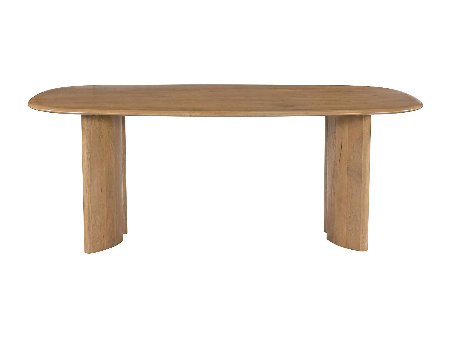 ESSTISCH - 8 Personen - Holz, Platte - Naturfarben Hell - ISLARA - Naturfarben, Holz (100/200/76cm) - Vente-Unique