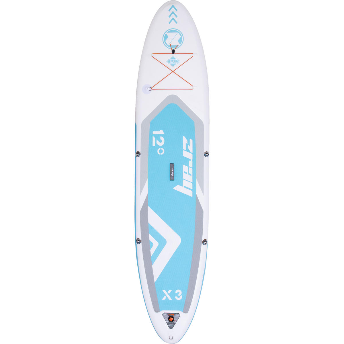 STAND-UP-PADDLE-BOARD X3 SUP Komplettset 365 x 81 x 15 cm mit viel Zubehör - Blau, Kunststoff (365/81/15cm) - Zray