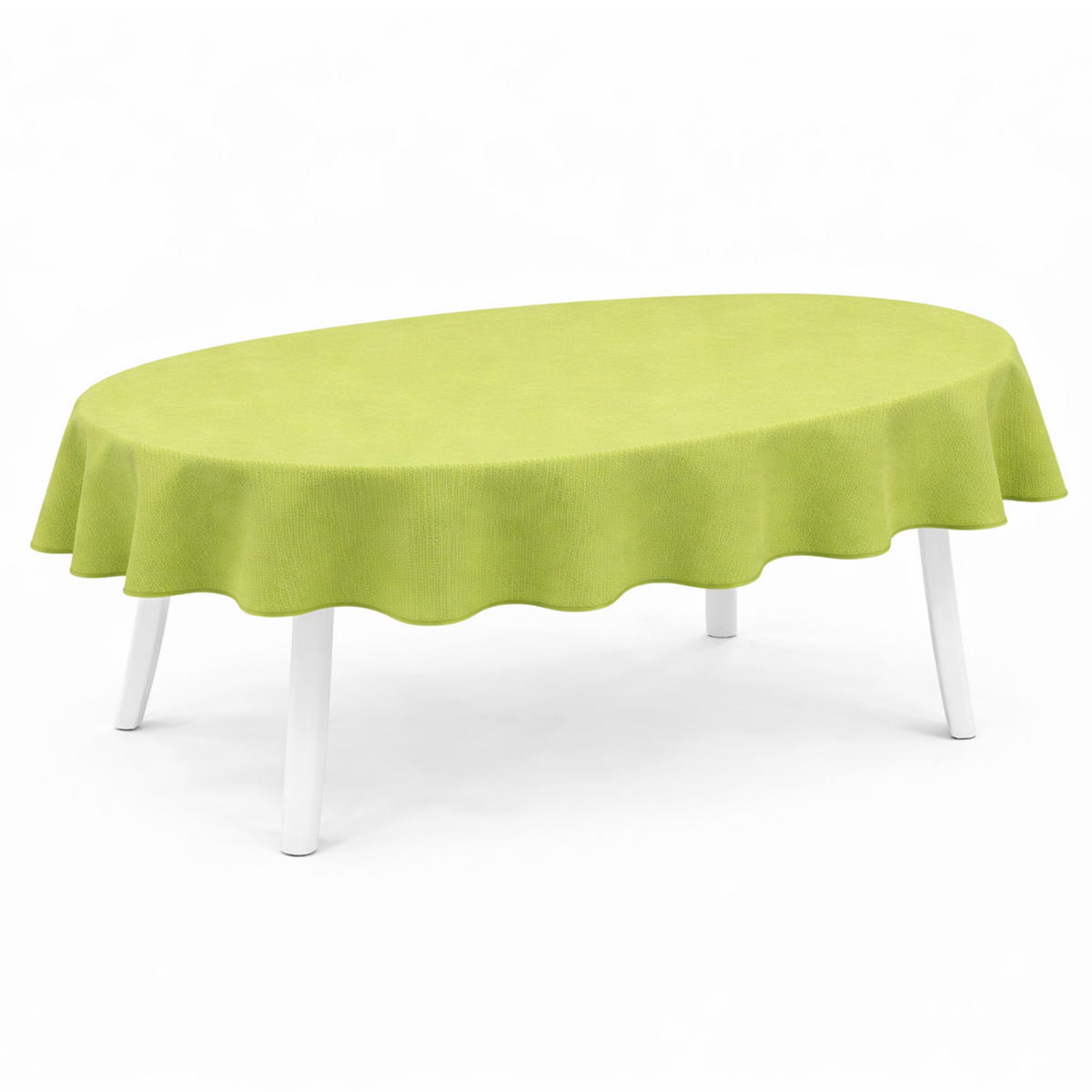 TISCHDECKE Garten Weichschaum 140x180cm - Hellgrün - Hellgrün, Kunststoff (180/140cm) - Bestlivings