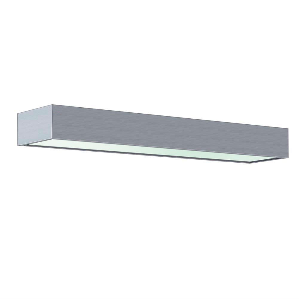 LED-WANDLAMPE Cusa Aluminium 70cm - Alufarben, Metall (70/5/10cm) - s.luce