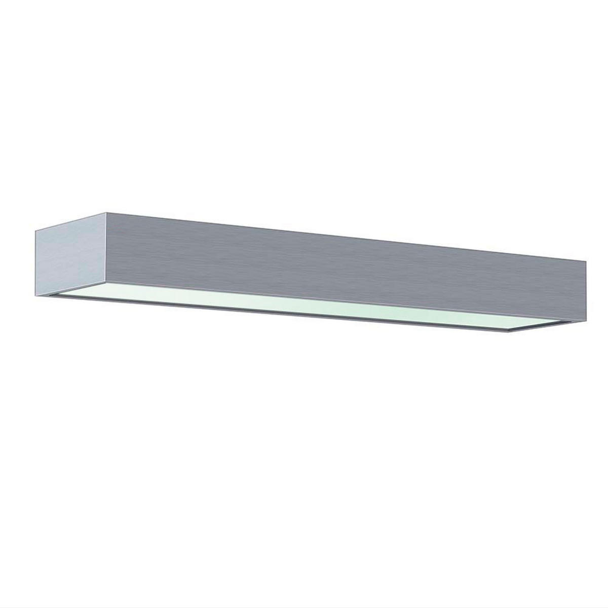 LED-WANDLAMPE Cusa Aluminium 70cm - Alufarben, Metall (70/5/10cm) - s.luce