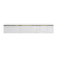 TV-HÄNGESCHRANK - 180 cm x 34.5 cm - holz - weiß Vukia - Weiß, Holz (180/30/34.5cm) - Vente-Unique