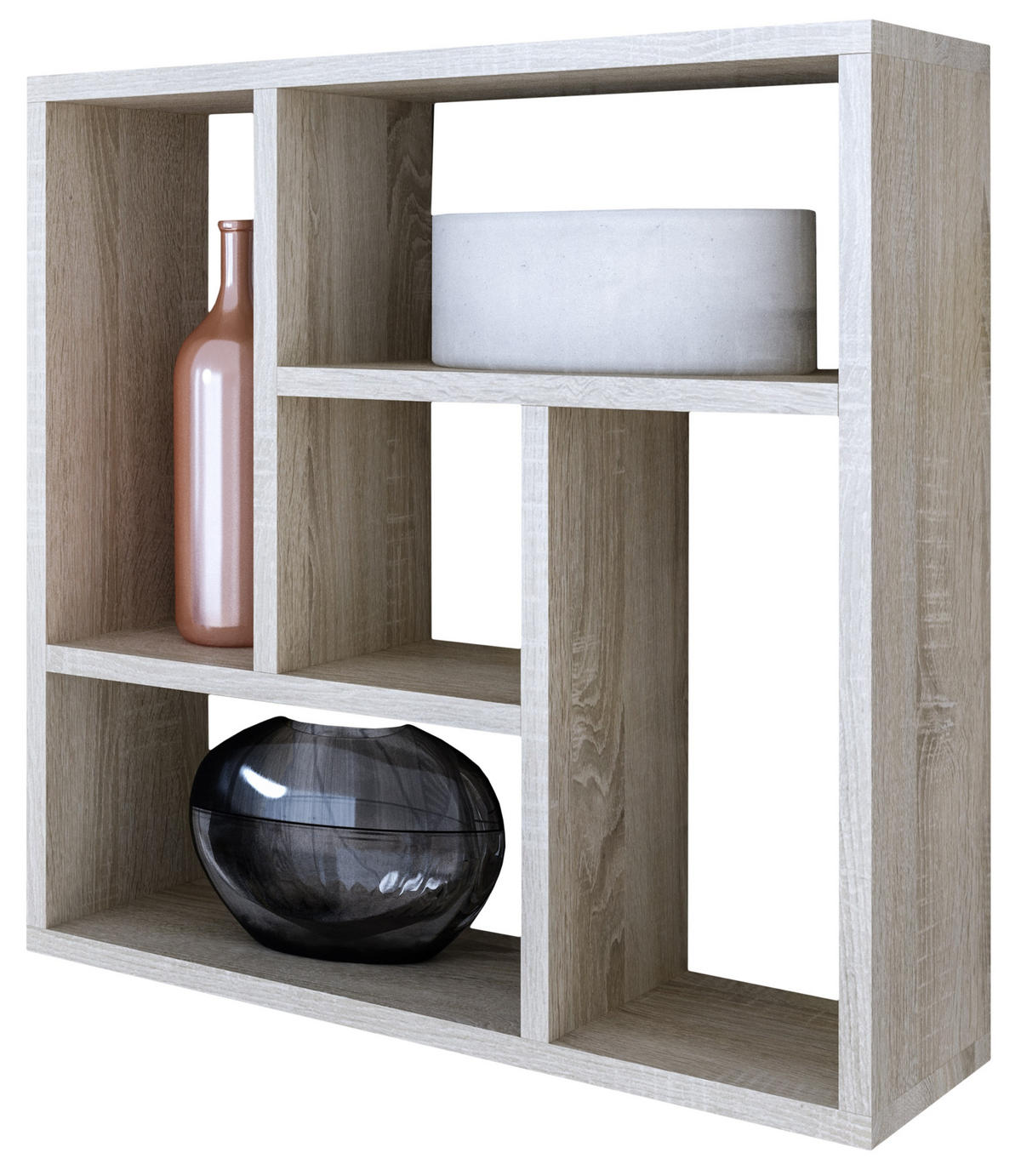 HÄNGEREGAL Molly Sonoma Eiche 64,5/21/64,5 cm - Sonoma Eiche, Holzwerkstoff (64.5/64.5/21cm) - Matkam Möbel