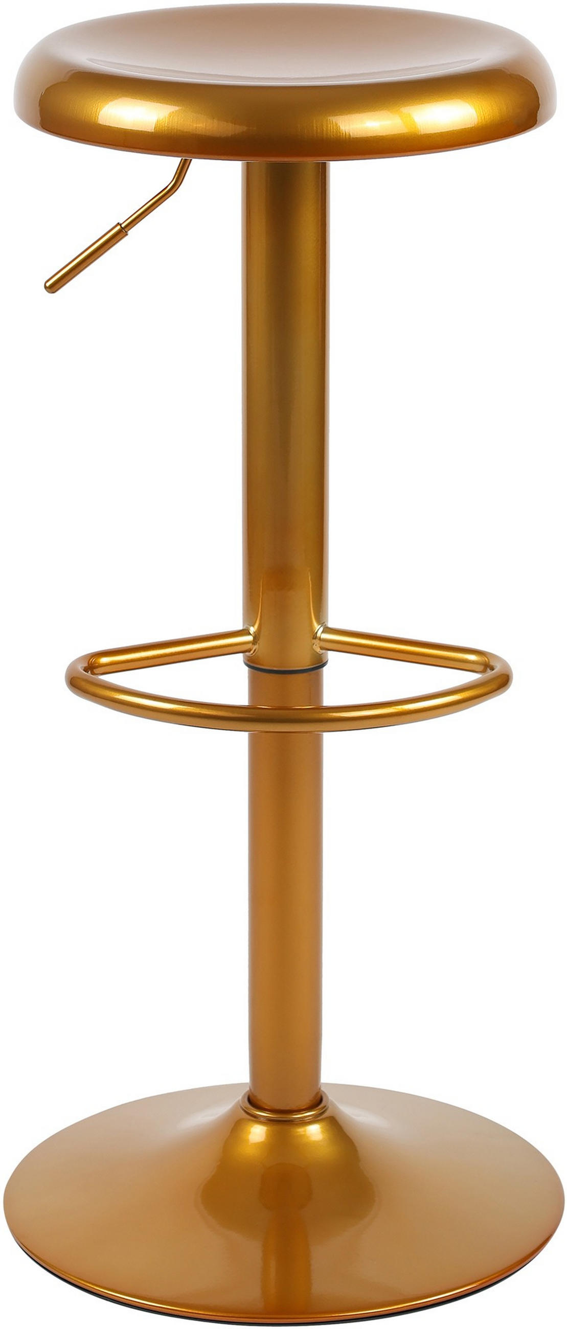 BARHOCKER Hikar Metall Gold - Goldfarben, Metall (38.5/58/38.5cm) - DELUKE