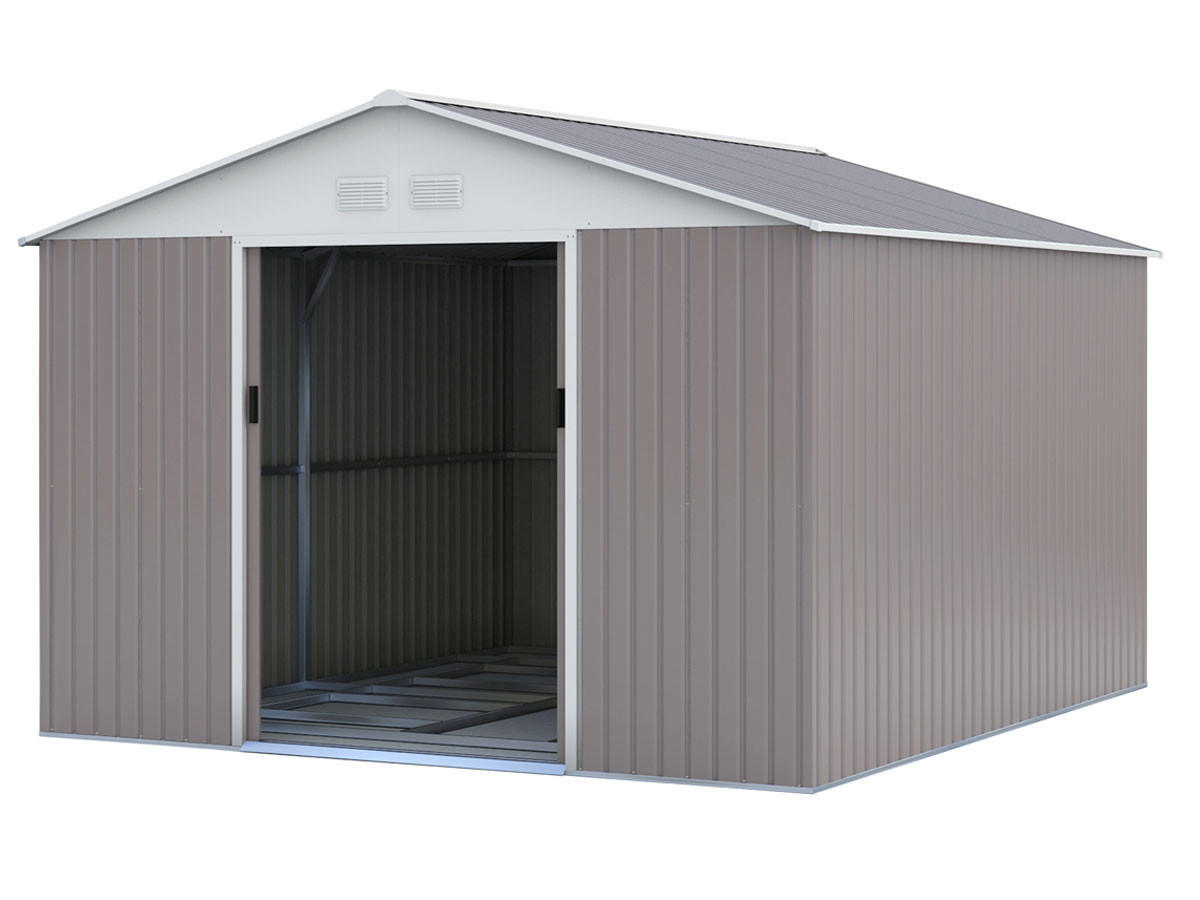 ZUBEHÖR FÜR GARTENHÄUSER dallas - Grau, Metall (27/270/327cm) - Habitat Garten