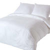 BIO-BETTWÄSCHE Satin Fadendichte 400 - Weiß, Textil (240/220cm) - Homescapes