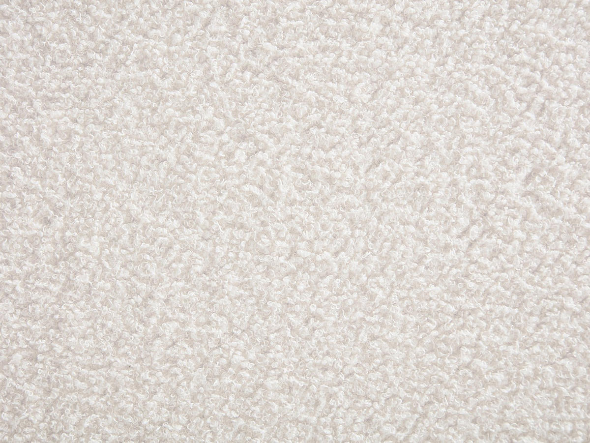 BETTKOPFTEIL – Abnehmbarer Bezug – 160 cm – Bouclé-Stoff – Weiß – VORIOTA - Weiß, Textil (175/110/7cm) - Vente-Unique
