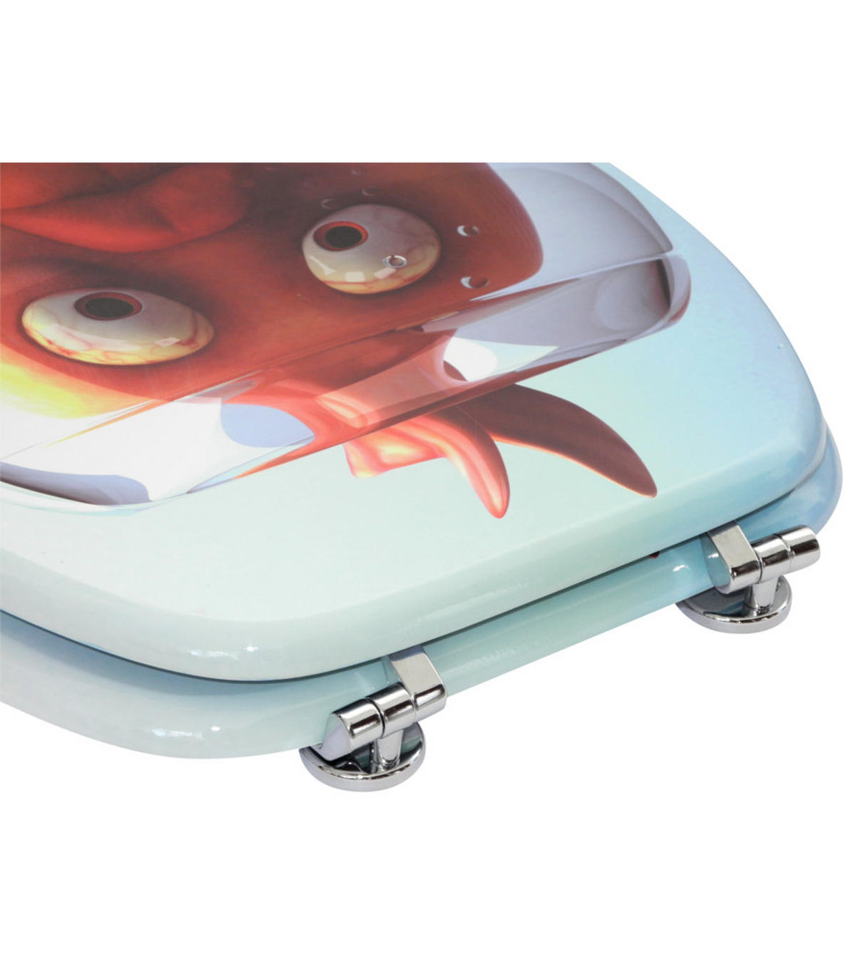 WC-SITZ Goldfisch - Orange, Holzwerkstoff (38/6/47cm) - Sanilo